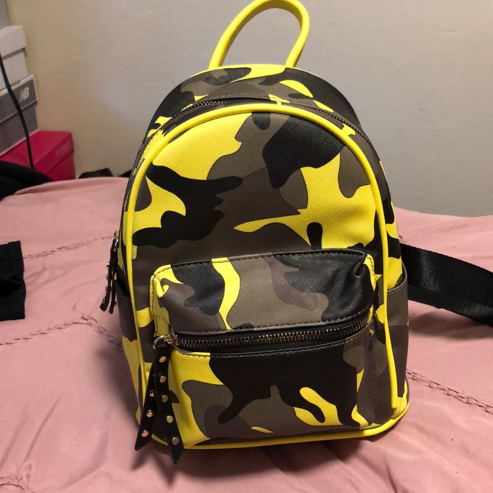 Camouflage mini backpack